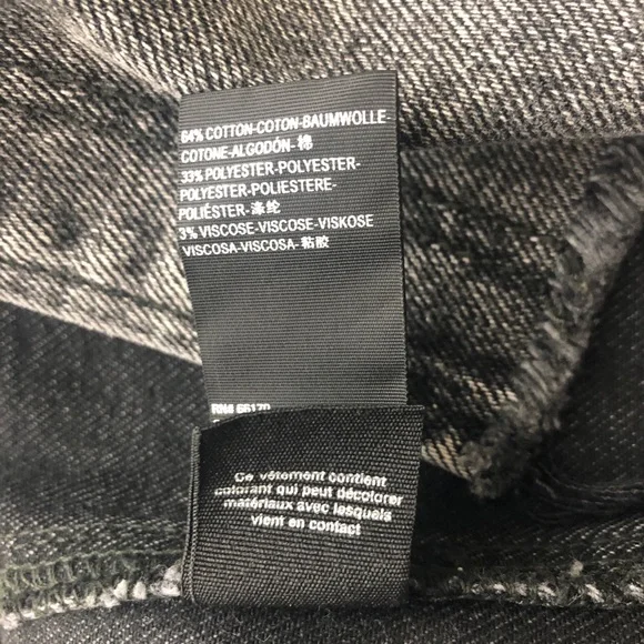 Free People Parker Skirt NEW Black Size 24 - Picture 7 of 7